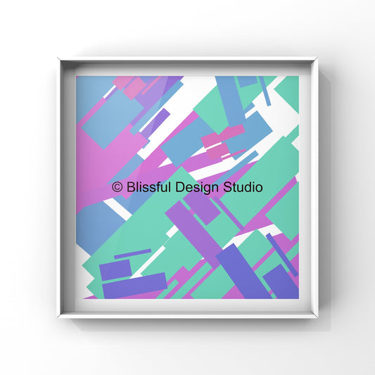 Abstract Digital Design-10 Year Exclusive License-High-Resolution Digital Download